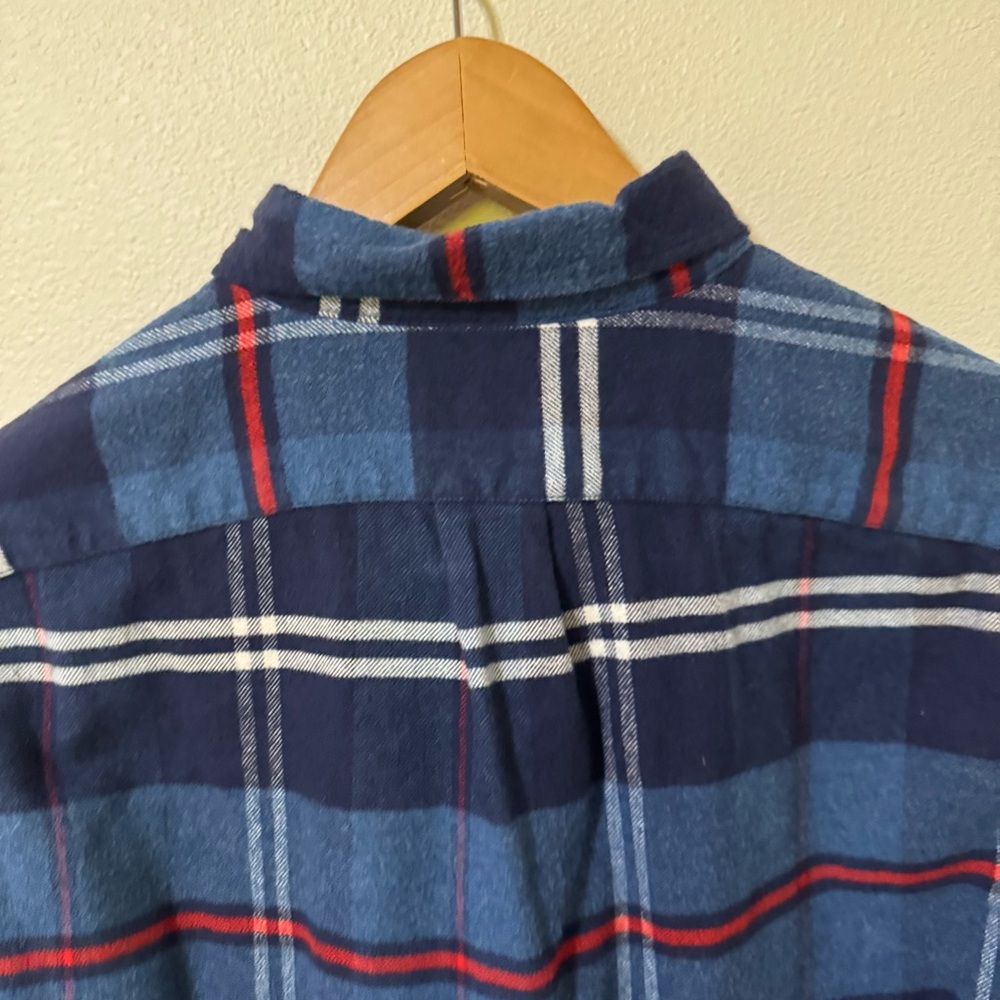J Crew Elbow Patch Plaid Flannel Button Down Shir… - image 8